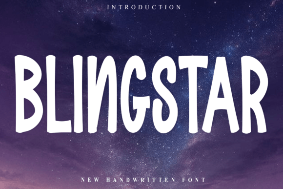 Bright Star: A Modern Handwritten Script for Elegant Design