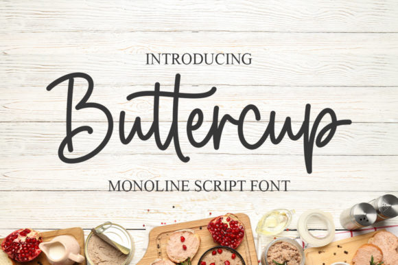 Buttercup Font: A Sweet Script for Wedding Invitations and More