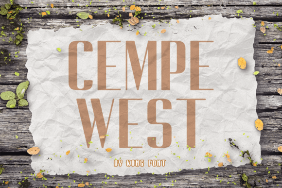Cempe West: A Playful Font for Modern Creatives