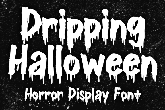 Dripping Halloween: Evoking Vintage Horror with Ink Drips