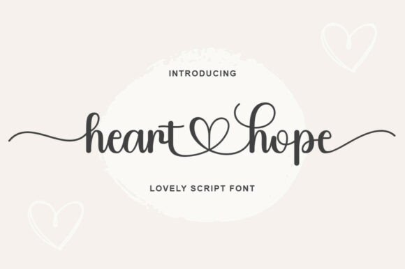 Heart Hope Font: Where Romance Meets Refinement