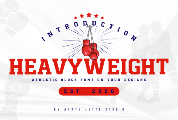 Heavyweight Font: Bold Athletic Typography for Impactful Designs