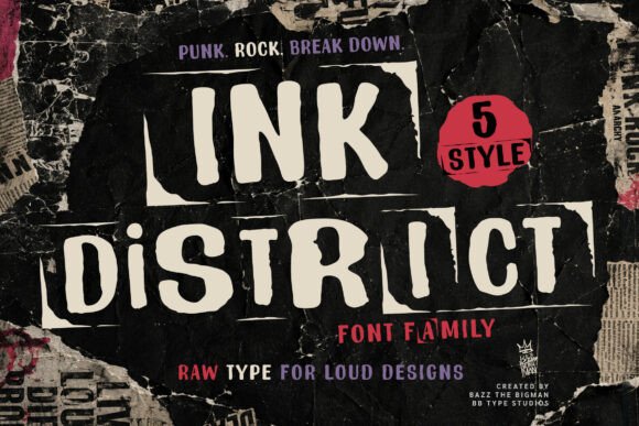 Ink District: Capturing the Spirit of Punk Rock Typography