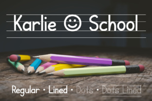 Karlie School: A Font That Understands How Children Learn to Write