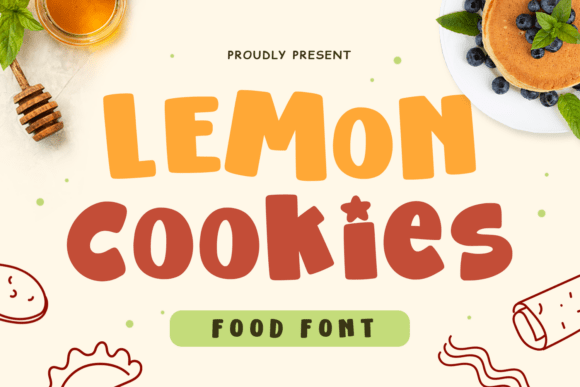 Lemon Cookies: A Sweet Font for Playful Design Projects