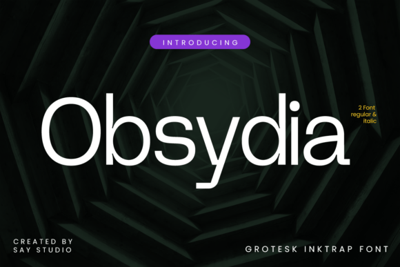 Obsydia: The Modern Grotesk Redefining Editorial Edge
