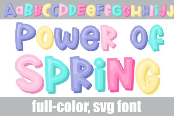 Power of Spring: A Fresh Take on Playful Typography