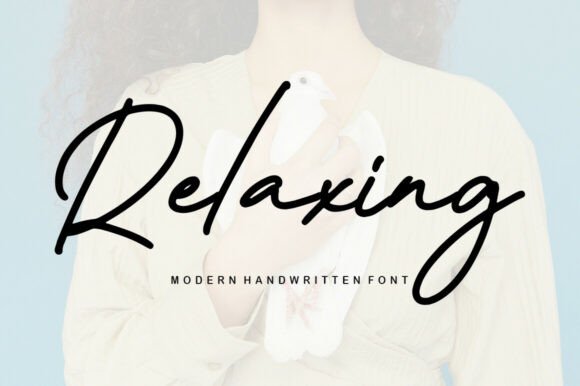 Relaxing: The Handwritten Font for Elegant, Flowing Designs