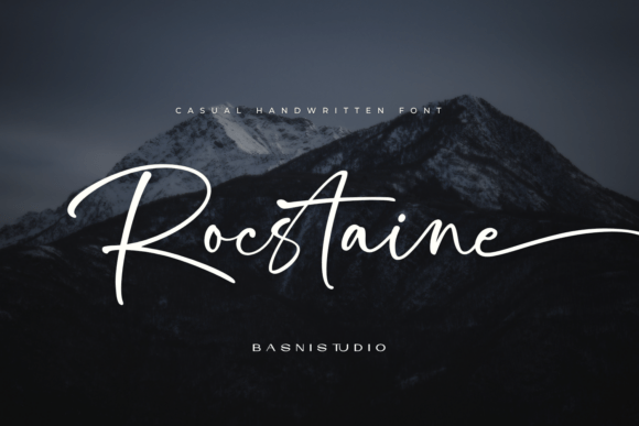 Rocstaine Handwritten: A Typeface for the Wild at Heart