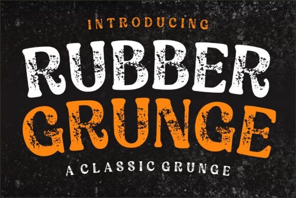 Rubber Grunge: Unleash Authentic Retro Texture