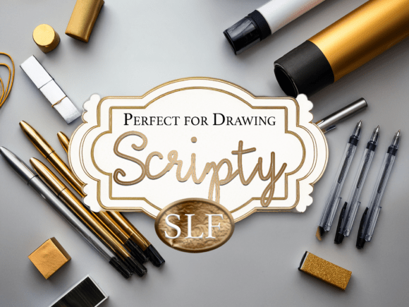 Scripty SLF: A Single-Line Font for Foiling and Plotting