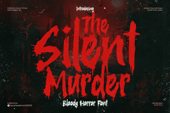 The Silent Murder: A Typeface That Drips With Dread