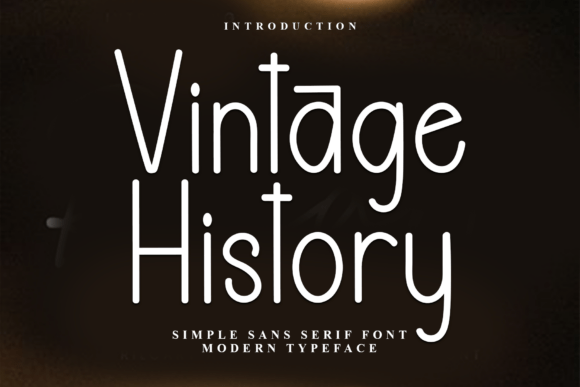 Vintage History: A Festive Typeface for Holiday Designs